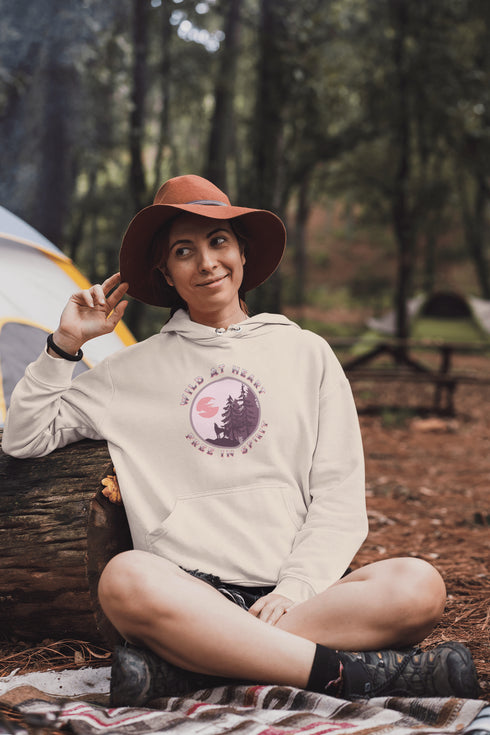 C & Win Sports Wild At Heart Free In Spirit Hoodie Sand / S - C & Win Sports